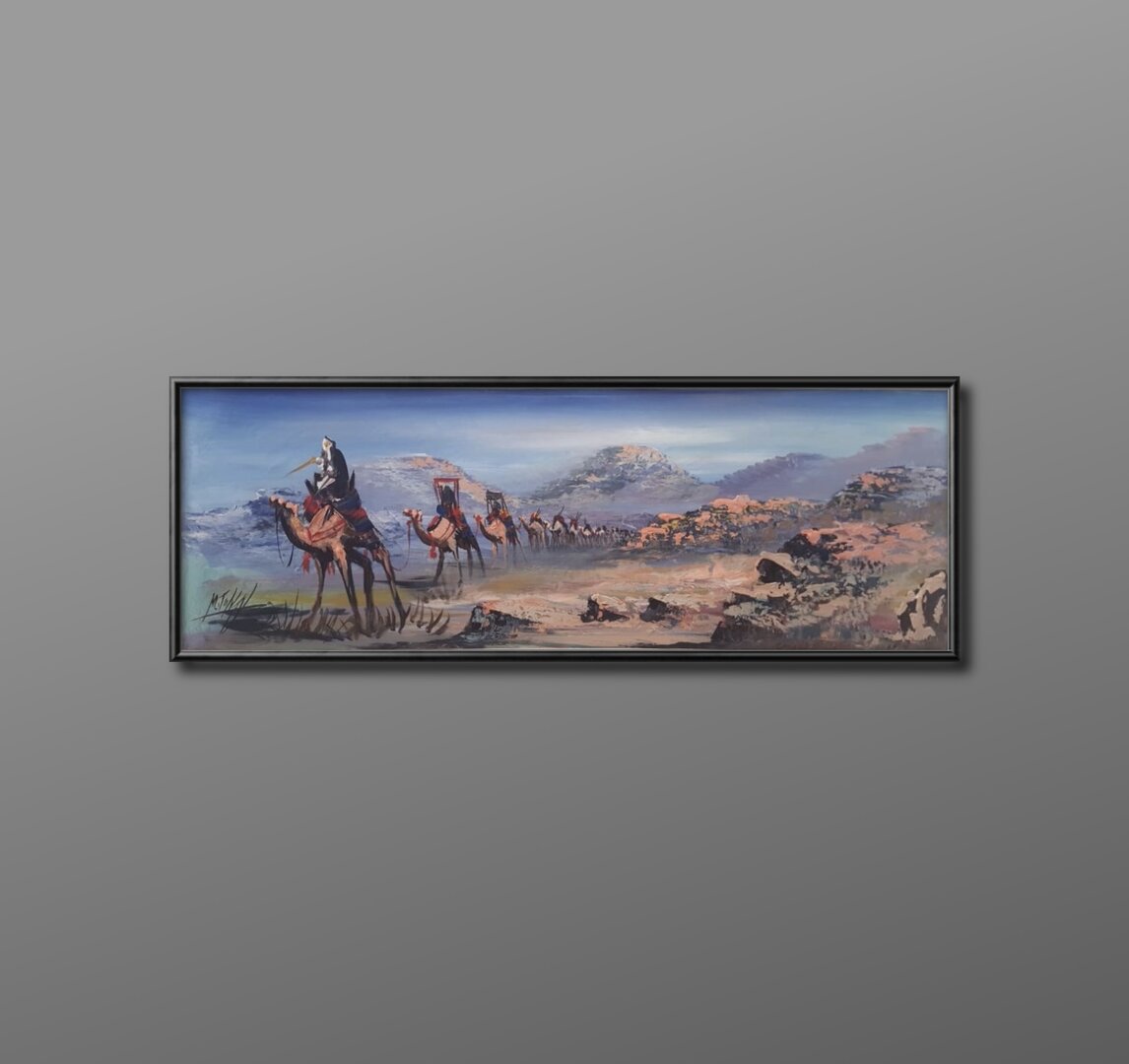 قافلة عبر الصحراء 