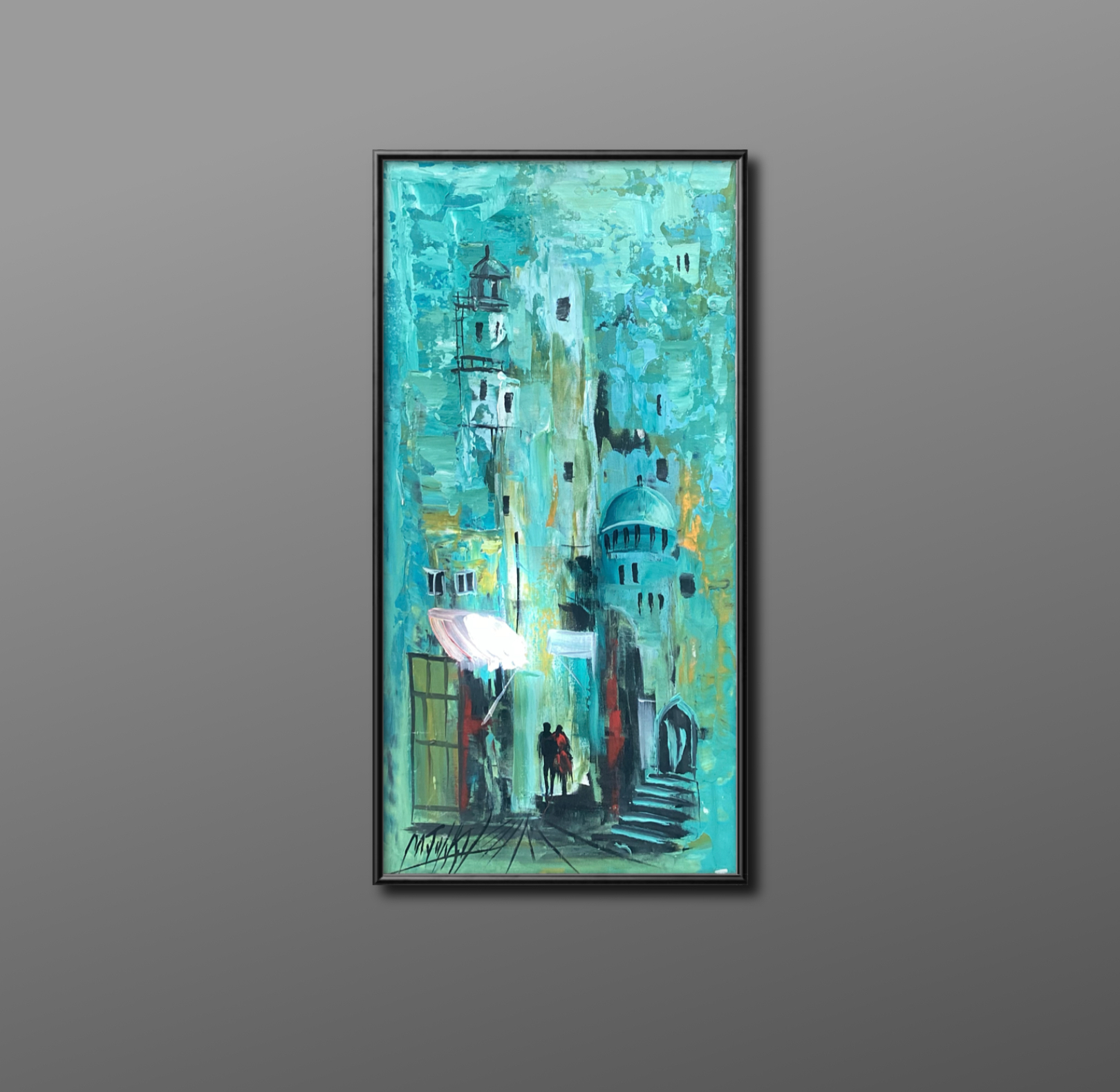 Amman Glowing in Green