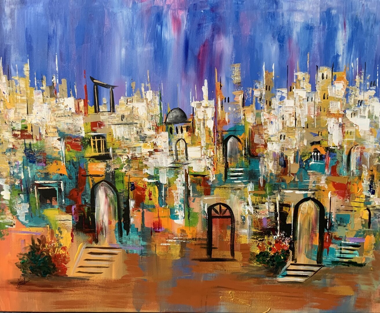 طلة عمان الملونة