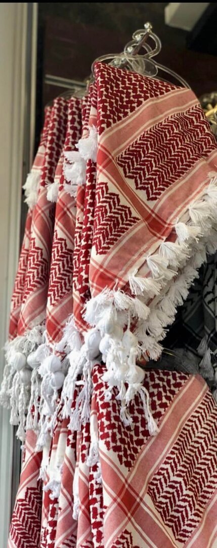 شماغ مُهدب