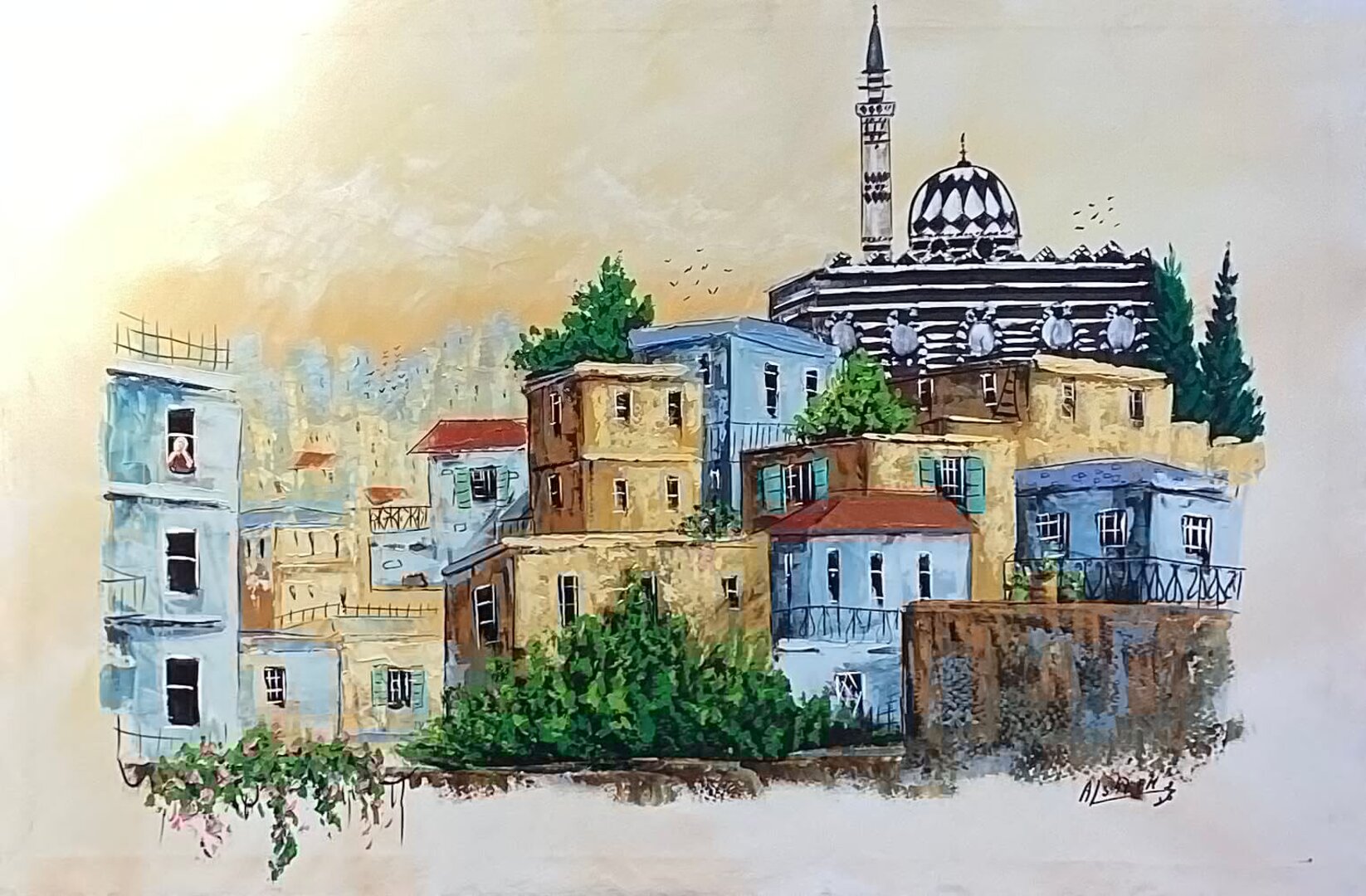 The bright town
