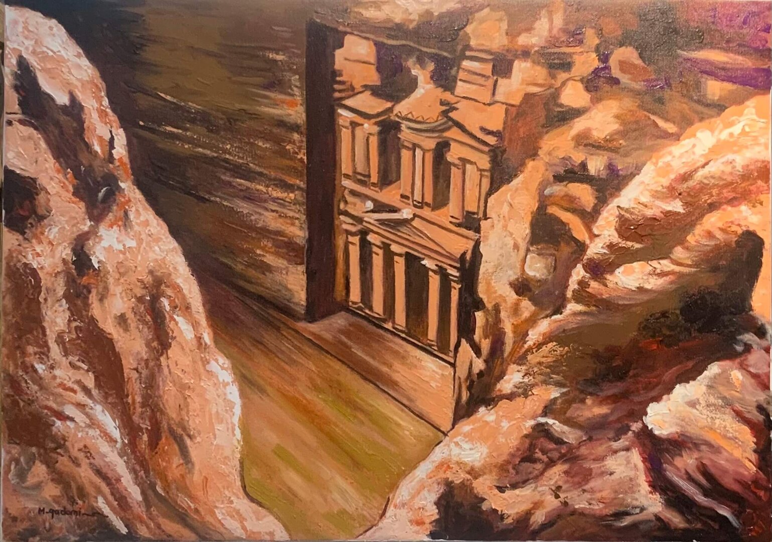 The treasure view