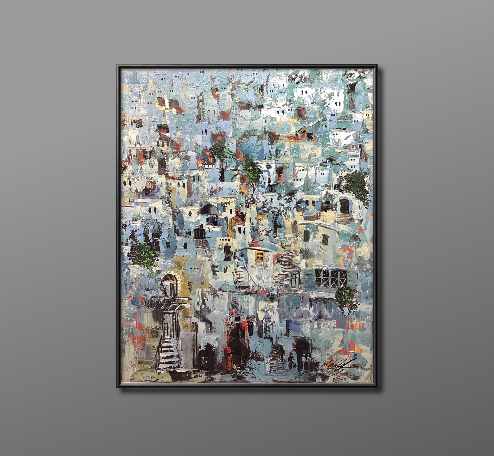 Amman in Light Blue Haze