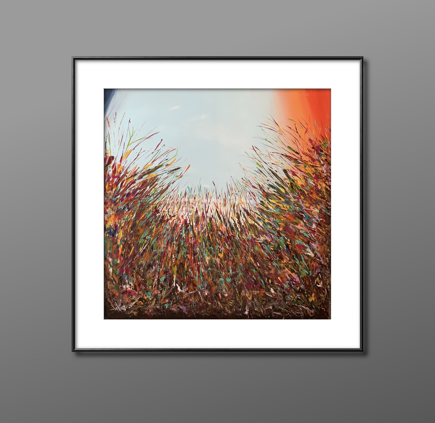 Happiness the dance of wild grass