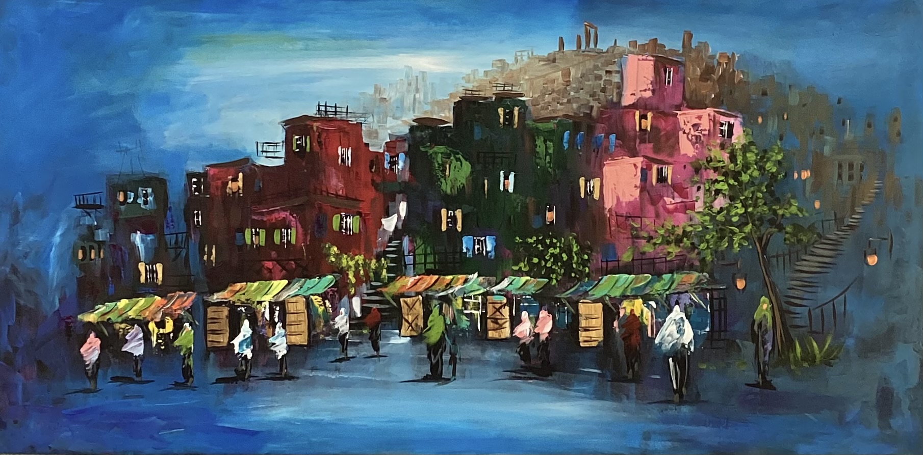 The blue lane