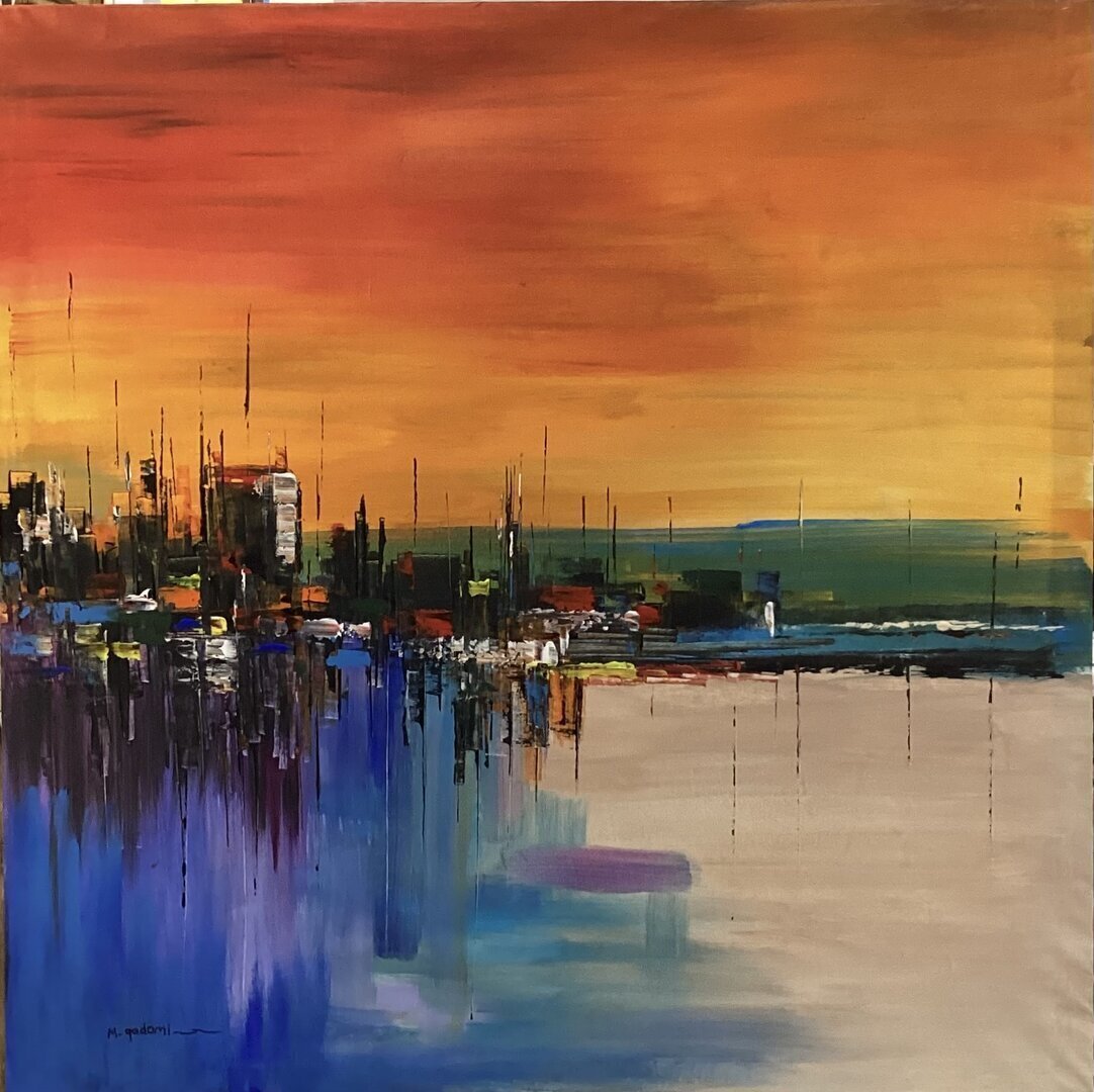 Dusk in the city