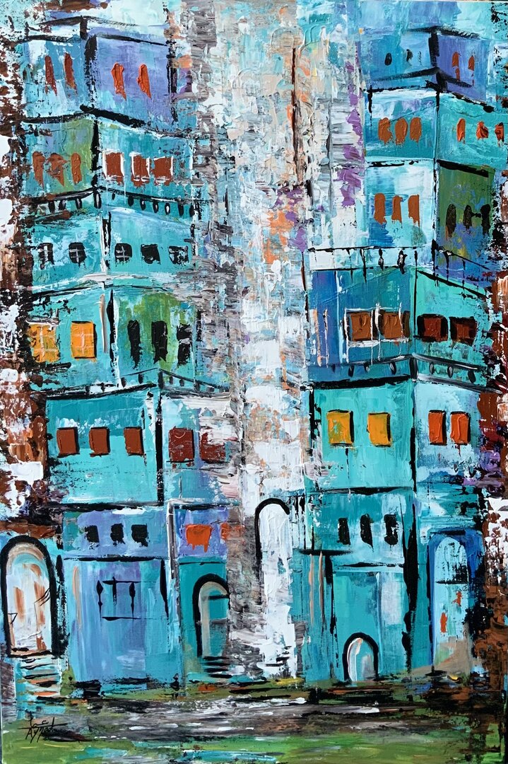 The charming blue city
