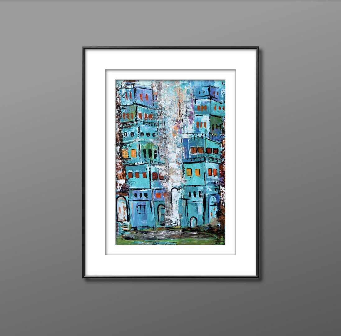The charming blue city