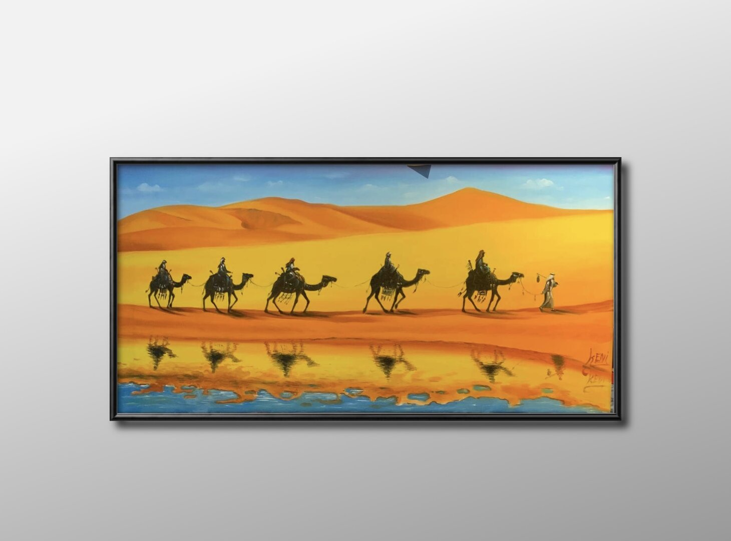 A flock of camels