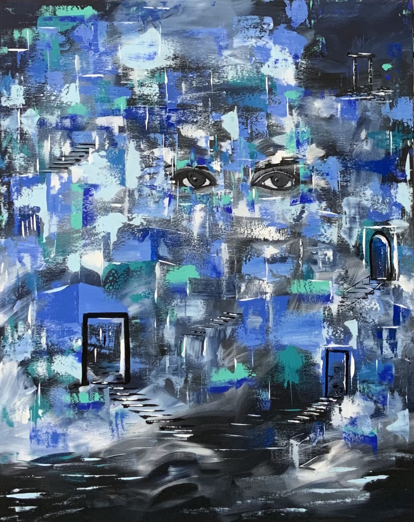 The Blue Mystery Doors