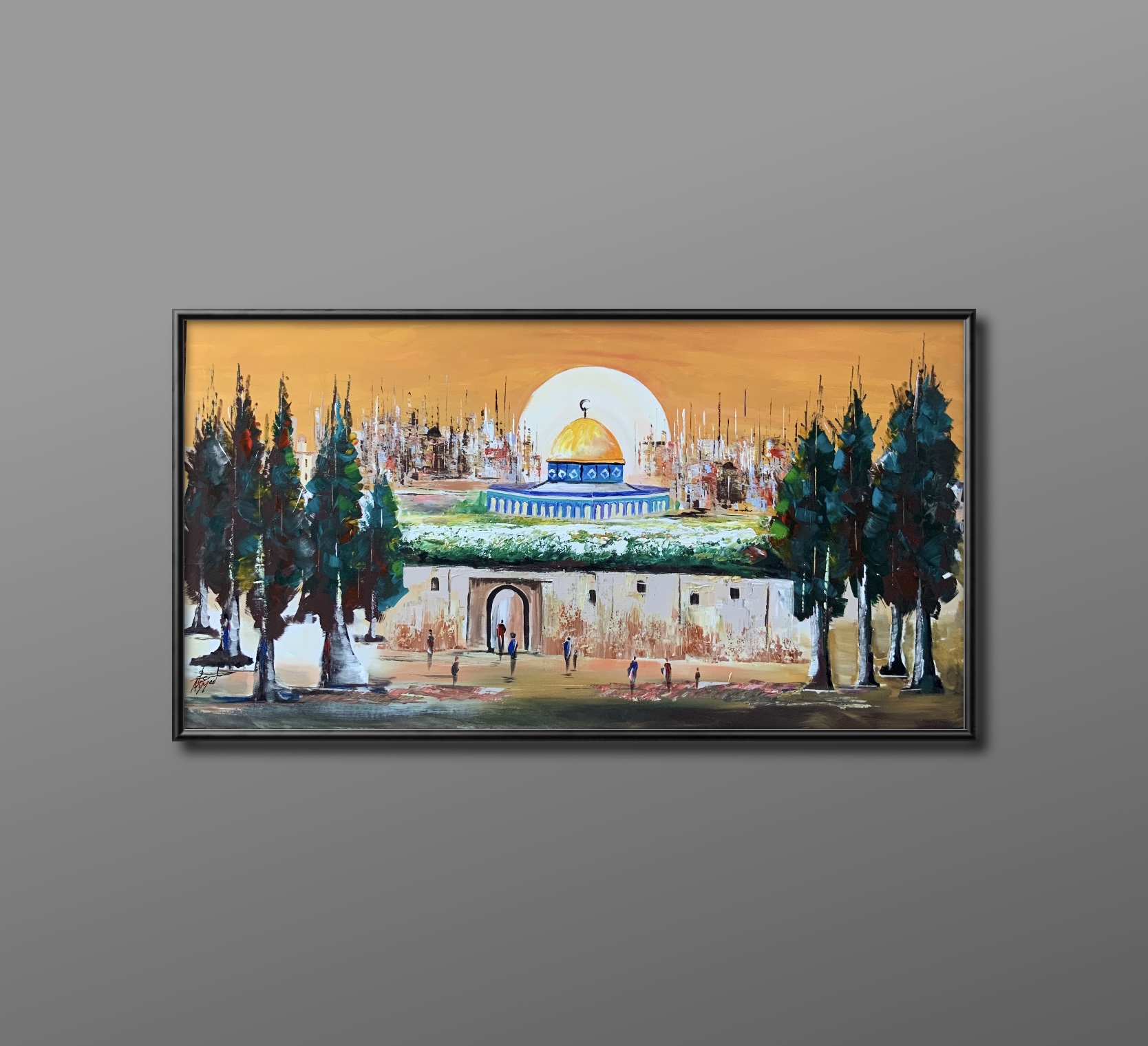 The Enchanting Sunrise over Jerusalem