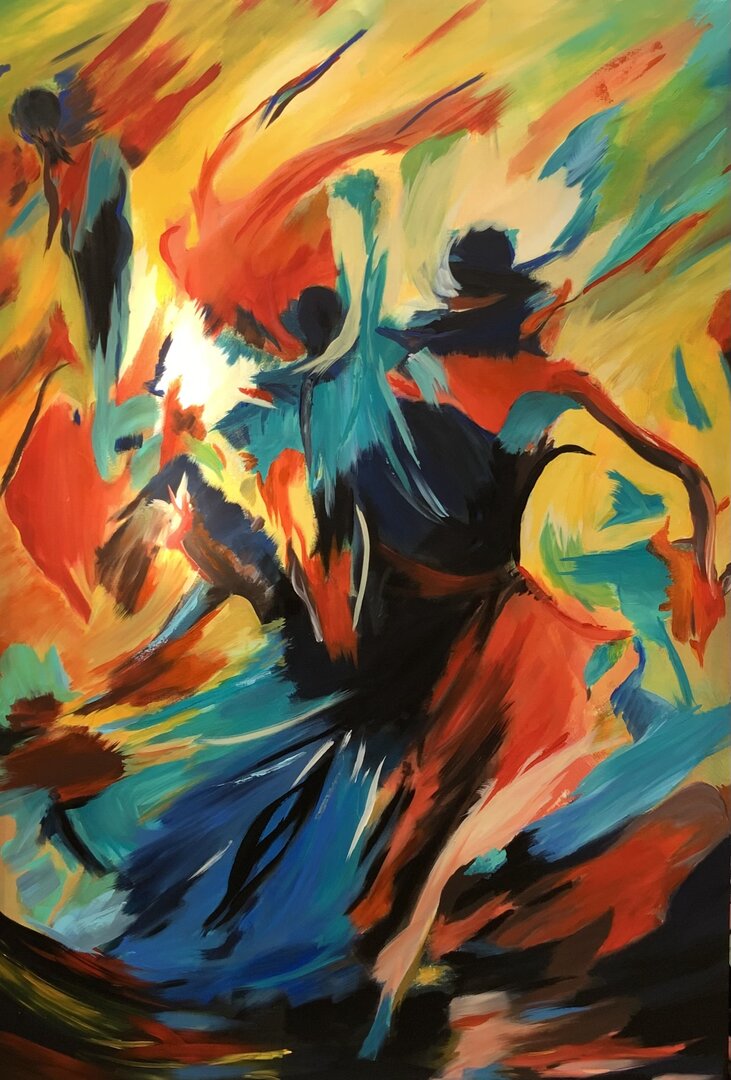 The dancer of light and life