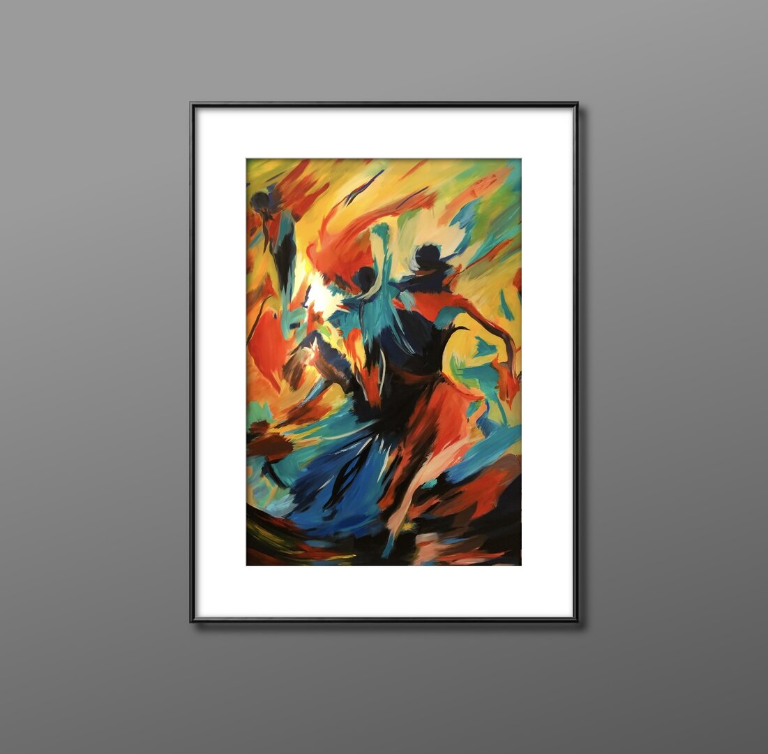 The dancer of light and life