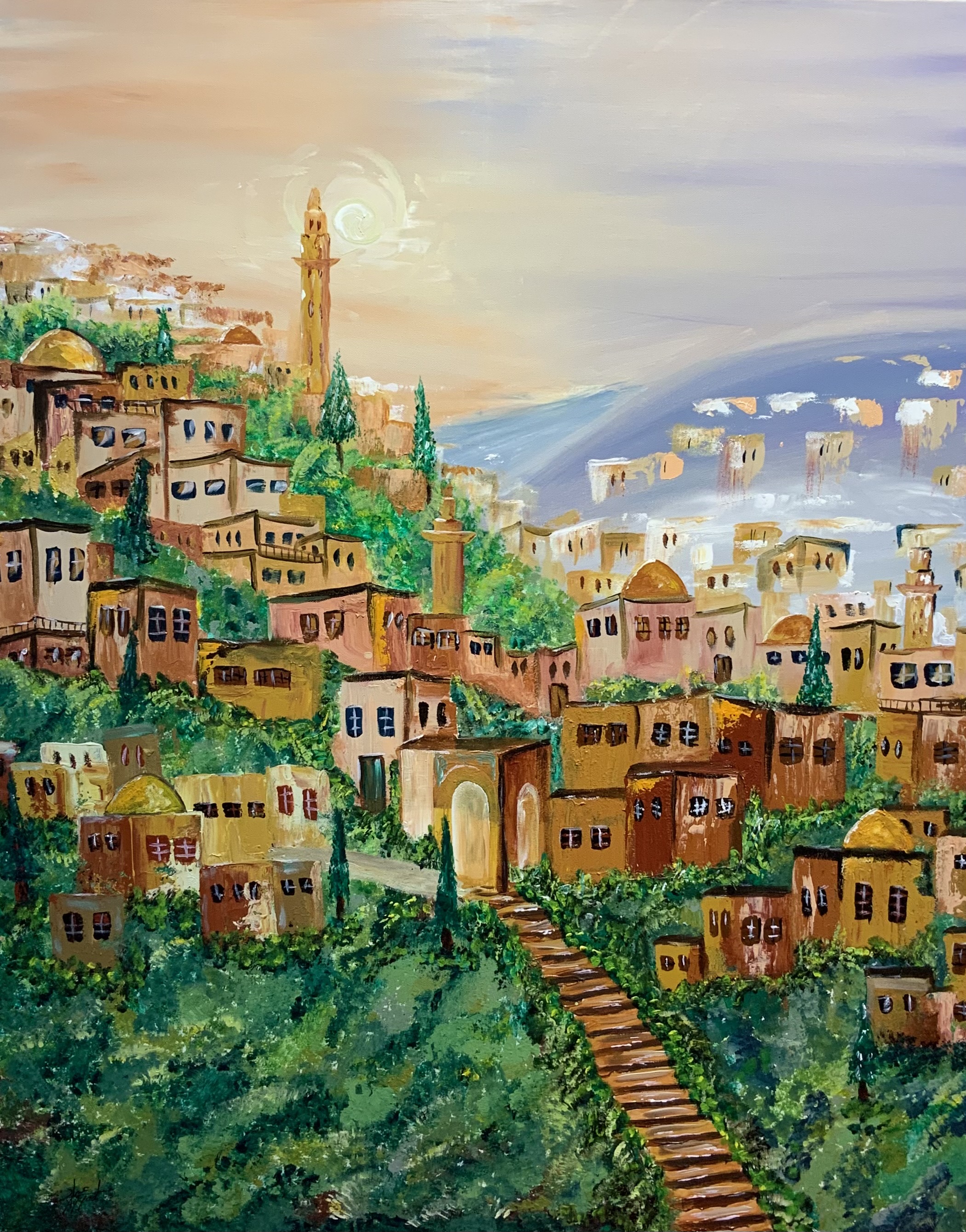 Stairway of Light to the City of Memory