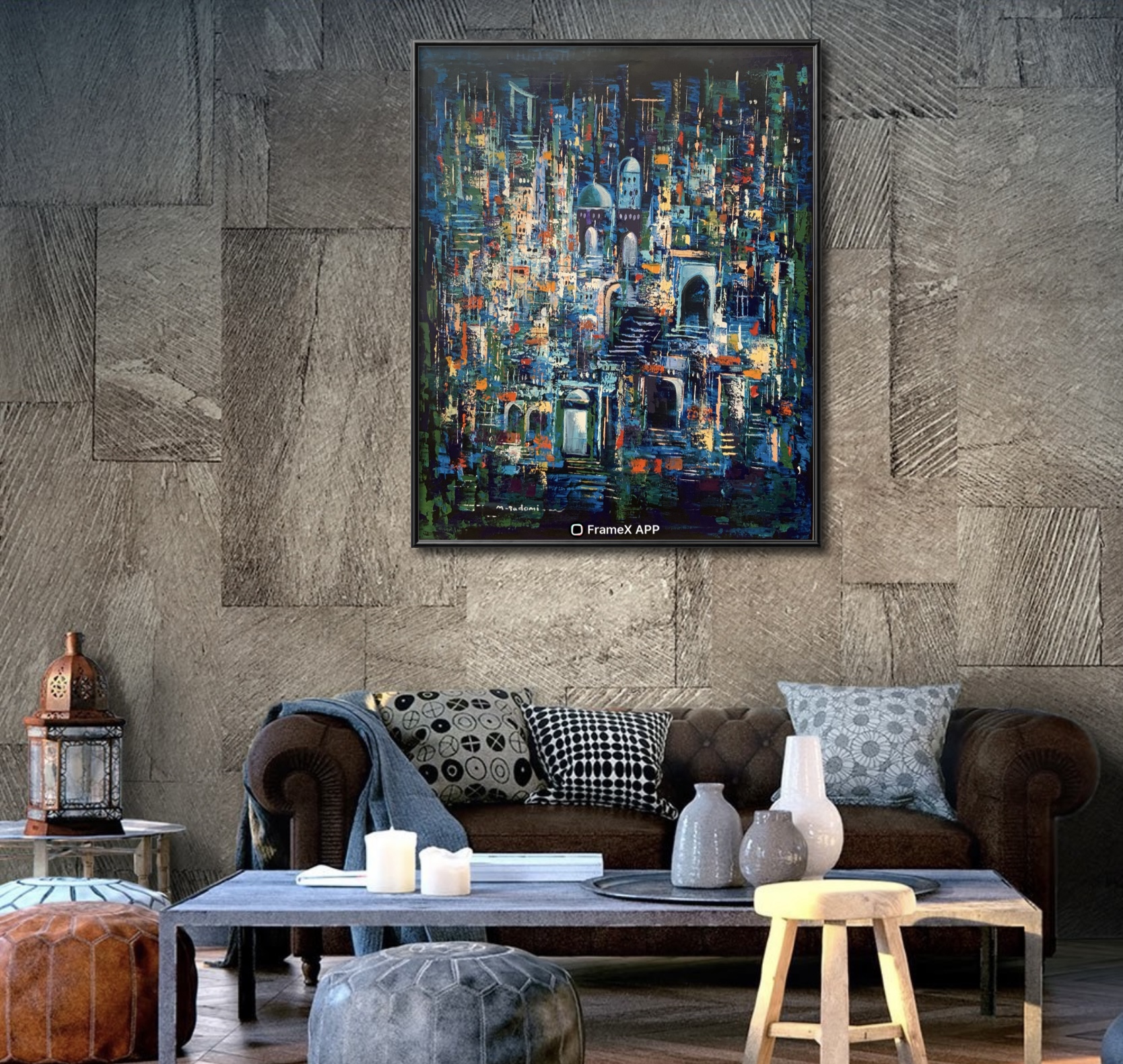 Lights in the Blue City