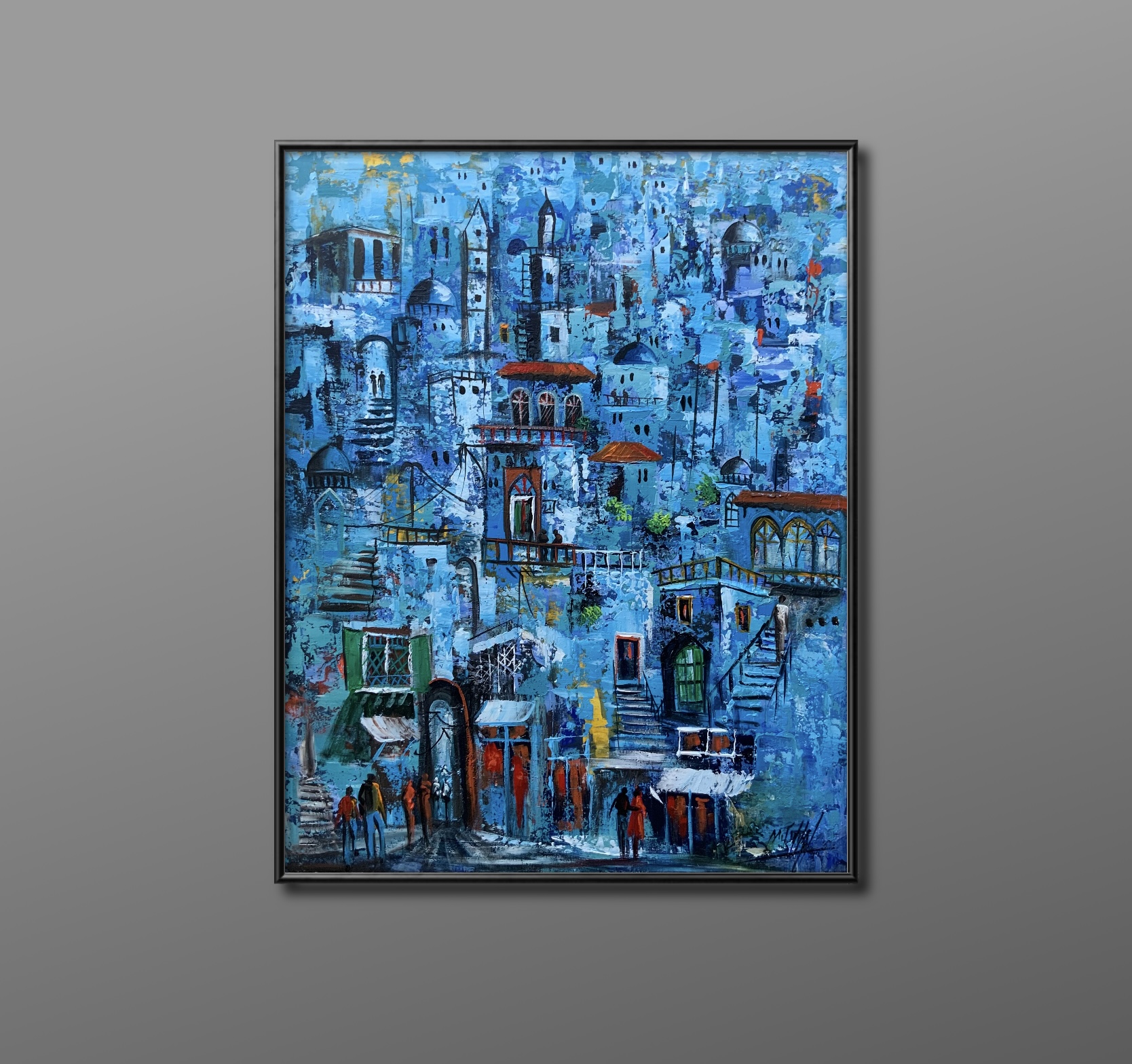 The dreamy  Blue Amman